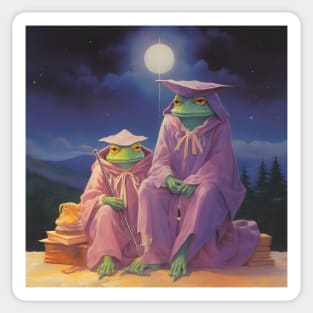 Frogs Wizards Sticker